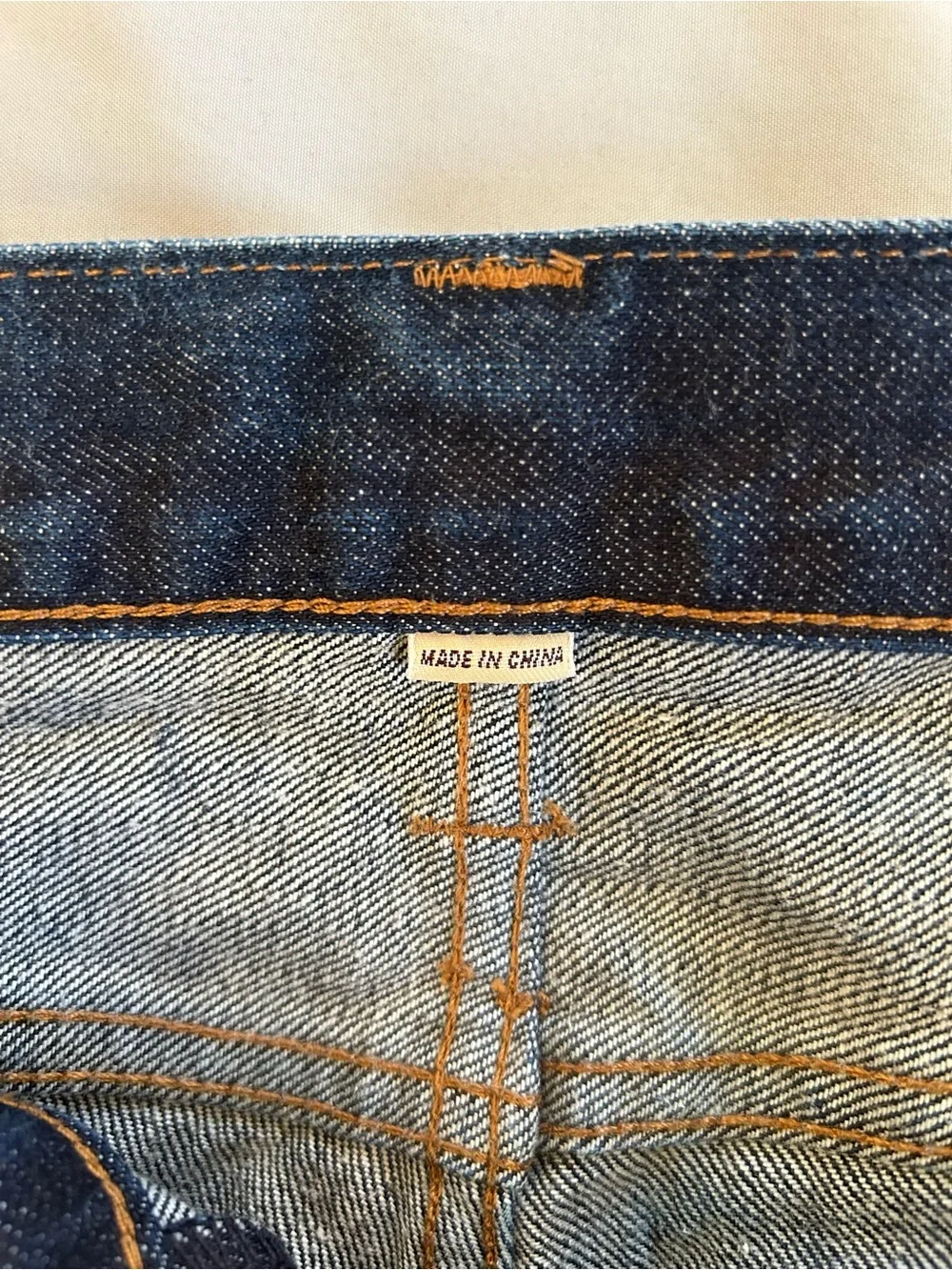 J. Crew Men’s Dark Indigo Straight Jeans 31 W 32 L Denim